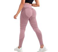 Generico Donna Leggings a Compressione 3D per Anti Massa Grassa Sportivi Push Up Leggins Anticellulite Fitness Pantaloni Palestra Dimagranti Vita Alta Elasticizzati Yoga Pants