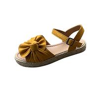 Generico Donna Sandali Estive Eleganti Grande Bowknot Sandals Buckle Mouth Women'S Piattaforma Fashion Fish Sandalo Estivo Comodo Scarpe 38 35 Comodi Comode Ortopedici Estivi Trekking Numero Giallo