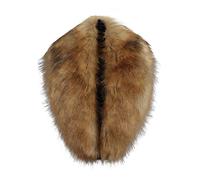 Generico Donna scialle Sciarpa di Pelliccia Sintetica Stole Volpe Finta Diritta con Clip 70CM Scialli Invernale Calda Stola con Collo di Pelliccia Artificiale