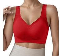 Generico Donna Senza Cuciture Comodo Taglia Grande Intimo Autunno Inverno Sottile Seno Grande Riduttore Push-up Reggiseno, Senza Ferretti Supporto Intimo per Copertura Completa