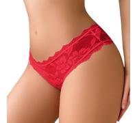 Generico Donna Sexy Mutande Culotte Menstruelle Coton Sottili Vita Alta con Ritaglio Bikini in Pizzo Motivo Floreale Taglia Forti Solid Color Mutandine Cotone Intimo Comodo per Uso Quotidiano