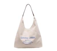 Generico donna versatile acquirente borsa grande capacità tela di tutti i giorni una borsa della spesa borsa palmare donna borsa pendolare, grigio chiaro, 370*130*390mm/14.57*5.12*15.35Zoll