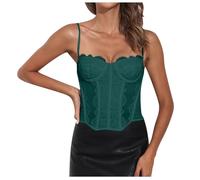 Generico Donne Corsetto Push Up Lace Slim Vintage Cuore Stringivita Modellante Cintura Nero per La Vita Shapewear Gioco Pirata