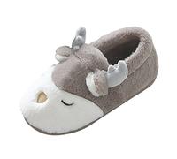 Generico Donne Delle Signore Carino Casual Scarpe Piatte Moda Integrate Accoglienti Sport Pantofole Ciabatte Da Donne Carine In Cervo Per Uomo Pantofole Da Casa Calde Invernali