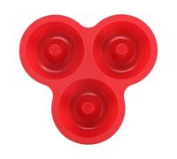 Generico Donut Backform Zum Backen Antihaft Silikon - 3-Mulden Backblech, Form | Kuchen Gebaeck Bagels Fruehstueck Party Kueche, Geburtstag Feiertag Anfaenger Tool Fuer Airfryer