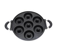 Generico Donut Baking Pan, 7 Hole Aluminum, Non Stick Donut Maker, Baking Maker for Airfryer Oven Bake Cooking Frying Bakers, Breakfast Home Reposteria Kitchen Bakeware Dessert