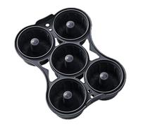 Generico Donut Molds Baking, Silicone Air Fryer Pans, 8.27 x 6.3 x 2.36 inches, Reusable Bagel Maker, Pan Brownies, Cakes, Pastries, Cupcakes, Desserts, Suitable for Home Kitchen, Christmas Party