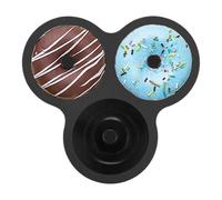 Generico Donut Pan - Silicone Tray for Air Fryer | Heat Resistant Non Stick with Flexible Frame & Resilient Core Sl or Cake, Cookie, Snack and Morning Breakfast Prep Kitchen Gadgets