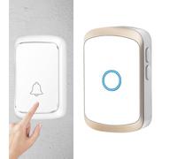 Generico Door Bell Ringer Wireless - Smart Apartment Doorbell | Waterproof Remote Door Chime Kit | Long Range Plug-in Bell | LED Flash Wireless Ring For, Hotels, Garages, Villas, Gardens, Hospitals
