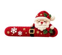Generico Door Handle Covers - Knitted Yarn Winter Sleeve | 14cm Santa Decor | Christmas Handle Sleeve - Knit Fabric Door Protector | Reusable Holiday Ornament | Soft Insulating Cover For Home Office