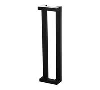 Generico Door Handle, Push Pull Handles, 23.62x5.51x2.76 Inches Double Curved Design with Square Tube Lever, Stainless Steel Finish, Front Entry Grip for Kitchen, Closet, Home, Bedroom, Workplace
