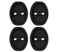 Generico Door Latch Protection Covers - 4pcs Car Lock Guard Set, Anti-Scratch Material, Simple Application, Vehicle Interior Accessory, Sleek Design | Secure Fit, Practical Styling, Interior Safety