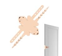 Generico Door Silencer, Adjustable Silicone Latch Cover, Soft Noise Reducer And Lock Preventer for Bedroom, Nursery, Quiet Close Solution for Sleep And Rest Time, 4.17x8.66 Inches