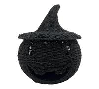 Generico DOPPA DI ROMPA HALLOWEEN - PUNPINA CAMPIONE CAMPIONE CAMPIO | intrecciata fatta a mano | Auncinetto statue festivo decorativo per la scrivania festival della camera da letto per le vacanze