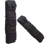 Generico Doppia Custodia Lunga per Fucili, Borsa Morbida per Fucili Zaino per Fucili da Caccia, Borsa Tattica per Fucili Custodia per Il Trasporto di Armi da Fuoco con Custodia per Pistola
