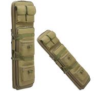 Generico Doppia Custodia Lunga per Fucili, Borsa Morbida per Fucili Zaino per Fucili da Caccia, Borsa Tattica per Fucili Custodia per Il Trasporto di Armi da Fuoco con Custodia per Pistola