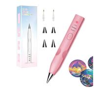 Generico DOT Art Pen - ABS 18.5cm | Rhinestone Picker Tool Rechargeable Electric | Lightweight Ergonomic 3 Mode Suction DIY Craft Applicator Crystal Bead Setter for Phone Kits Handmade Art Projects
