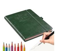 Generico Dot Planner - Pocket Daily Log Book, Fine Point Friendly Sheets with Hardbound Fabric Case Band, Quick Reference Index Tabs, Ideal for Goal Tracking Mindfulness Journaling Tasks