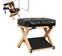Generico Double-layer Ergonomic Slanted Small Wooden | Under Desk Leg Foot Rest - For Home Dorm Apartment Study Bedroom Living Room