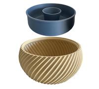 Generico Double Layer Nut Bowl, Serving Container Storage, 8x6 Inch Dish with Modern Design, Practical Snack Organizer for Kitchen Dining Room, Party Accessory, Ideal for Home and Outdoor Picnic