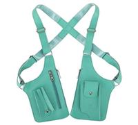 Generico Double Shoulder Armpit Bag, Anti-Theft Hidden Adjustable Strap Holster, Water Resistant Crossbody Pack (Green)