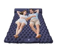 Generico Double Sleeping Pad, Inflatable Sleeping Mat, Lightweight Compact Air Mattress for Tent, Trekking, Hiking, Travel, Camping, Backpacking, Couples, Adventure, Beach, Festival, Road Trips