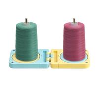 Generico Double Yarn Holder Box for Knitting,Beginners Rotating Foldable Double Yarn,Winder Spinner Box with Anti Slip Base,for Travel Home Craft Room Women Knitters Beginners Adults Mom