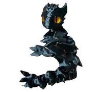 Genérico Drago snodato 3D drago giocattolo dolce stampato 3D, decorazione principale descrizione- - con guarnizioni flessibili, decorazione domestica, scrivania animale domestico per le donne, ho