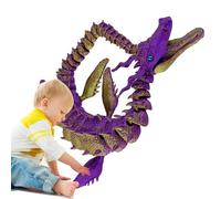 Generico Drago Stampato In 3D - Di Completamente Posizionabile Con Giunti Flessibili | Giocattolo Decorativo In PLA Ďrago Articolato Per La Casa | Decorazione Da Scrivania Flessibile Mod