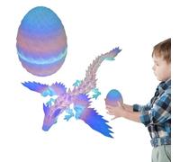 Generico Drago stampato in 3D, Drago 3D - Ornamenti di draghi stampati in 3D per bambini - AZIONE AZIONE AZIONALE CREATIVO CREATIVO STRESC SOLO PER IL PATTURA DI PASTERE IL BAGNI BIFFA '
