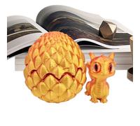 Generico Drago Stampato In 3D - Statuetta Di Drago 3D Con Giunti Mobili, Scultura Decorativa Articolata, Decorazioni Per La Casa Fantasy, Uniche Per L'ornamento Del | Camera Da Soggiorno Cucina Tav