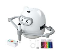 Genérico Drawing Robot - Learning & Painting Toy with 100 Cards and 12 Markers - Creative Educational Robot For Kids Ages 3-10 & Teens - Birthday Gift For Home, School, Classroom, Playroom, Party Fun