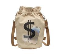 Generico Drawstring Backpack - Dollar Sign Drawstring Bag | Sports Bag Outdoor Umbrella Organizer with Lightweight Design for Boys, Girls, Soccer, Swim, Beach, School, Workout and Travel