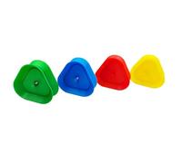 Generico Dreieckiger Spielkartenhalter - 4 Farben Freisprech-Spielkartenhalter, Game Card Holder Stand Tray Ideal Für Kinder, Erwachsene, Senioren, Canasta, Poker, Partys