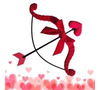 Generico Dress Up Props Valentines | Wedding Dress Up Supplies | Bow Costume Accessory Prop | For Couples School Plays Birthdays Holidays Stage Performances Family Gatherings Concerts