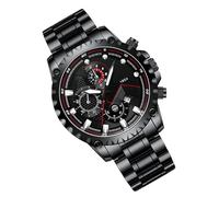 Generico Dress Watches for Men, Big Face Analog Watch, Stainless Steel Luminous Timing Tool, Waterproof Clock, Business and Leisure, Everyday Use, Sturdy and Unique Design