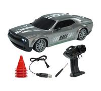 Generico Drift Car Toy, 4wd Remote Control Off Road Vehicle, 8.27x2.56x3.54 Inch Led Light Electric Stunt Racer & High Speed Rechargeable Model for Competitive Racing and Adventurous Play