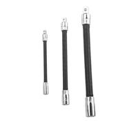 Generico Drill Bit Extension 3 Pieces Portable Metal Bendable Bars