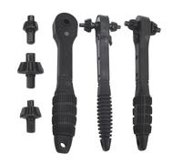 Generico Drill Chuck Ratchet Spanner, Chuck Key Replacement, Multifunctional Tool and Durable Steel Construction, Quick Change Wrench Ideal for Bike Repair, Plumbing, Maintenance