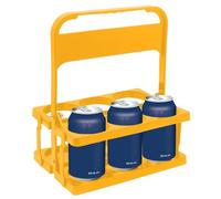 Generico Drink Holder Carrier - 6-Hole Bottle Display Stand, Folding Reusable Milk & Beer Organizer With Handle | Wine Bottle Holder For Cars Weddings Family Outdoor UseExcellent Endurance: