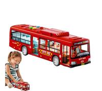 Genérico Driving Bus Toy - City Bus Toy | Car Model Toy | Battery-Operated Car Model Toy with Music and Light, Openable Doors For Kids Birthday, Educational Play Vehicles Toy, Large Electric Bus Toy