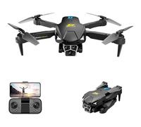 Generico Drone GPS 4K con Tripla Telecamera, Posizionamento Ottico del Flusso, AI Obstacle Avoidance, 5G WiFi FPV, Quadcopter brushless Pieghevole, Volo Intelligente a 360°, Ritorno Automatico