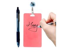 Generico Dry Erase Notepad - Mini Whiteboard Portable Writing Board | Drawing Note Taking Planning Reusable Smooth Erasable Pad Travel Organizer for Students, Teachers, Professionals