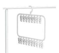 Generico Drying Rack Clothing Clips, Cloth Drying Hanger | Handy To Use Windproof Clip Laundry Dryinng Racks | Multifunctional Tool Clothes Dryiing Rack Sock Hangers For Dryiing Socks Babyy Clothes