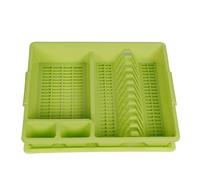 Generico Drying Rack for Dishes, Large Capacity Dish Drying Rack, Space Saving Plate Rack, Multifunctional Dish Drainer, Kitchen Plate Drying Rack, Versatile Dish Organizer,