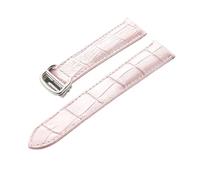 Generico DSHDFJ Bovina Dello Strato Di Testa Del Cinturino In Pelle Compatibile Con Gli Accessori For Braccialetti Da Uomo E Da Donna Con Cinturino(Pink,16mm)