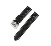 Generico DSHDFJ Bracciale Orologio In Vera Pelle 20mm 22mm 24mm Cinturino Orologio Loop 20 22 24 Mm Cinturino Vintage Cinturino In Pelle Fatto A Mano Marrone(Black S,22mm)