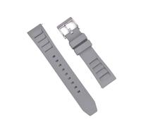Generico DSHDFJ Cinturino For Orologio In Gomma Fluorurata Di Grado 20mm 22mm Compatibile Con Cinturini For Orologi Richard Mille Bracciale Subacqueo Cintura Da Polso A Sgancio Rapido(Gray 1,20mm)