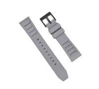 Generico DSHDFJ Cinturino For Orologio In Gomma Fluorurata Di Grado 20mm 22mm Compatibile Con Cinturini For Orologi Richard Mille Bracciale Subacqueo Cintura Da Polso A Sgancio Rapido(Gray 2,22mm)