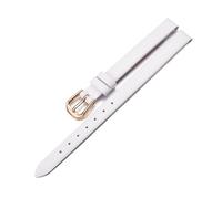 Generico DSHDFJ Cinturino For Orologio In Vera Pelle For Orologio Da Donna Moda Mini Cinturino 6mm 8mm 10mm 12mm(White rose buckle,6mm)